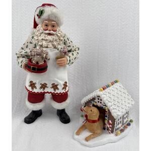 Possible Dreams “And Everything Nice” Figurine - Santa - Retriever - Gingerbread